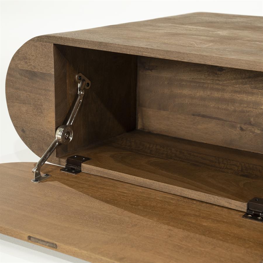 Salontafel King - Bruin - 60 x 130 cm - Afbeelding 9