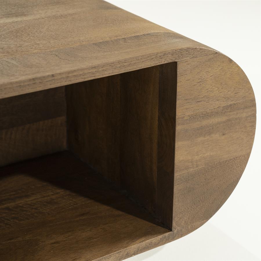 Salontafel King - Bruin - 60 x 130 cm - Afbeelding 13