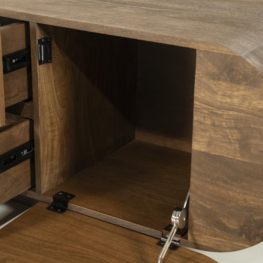 TV-meubel King - Bruin - 160 x 43 cm - Afbeelding 11