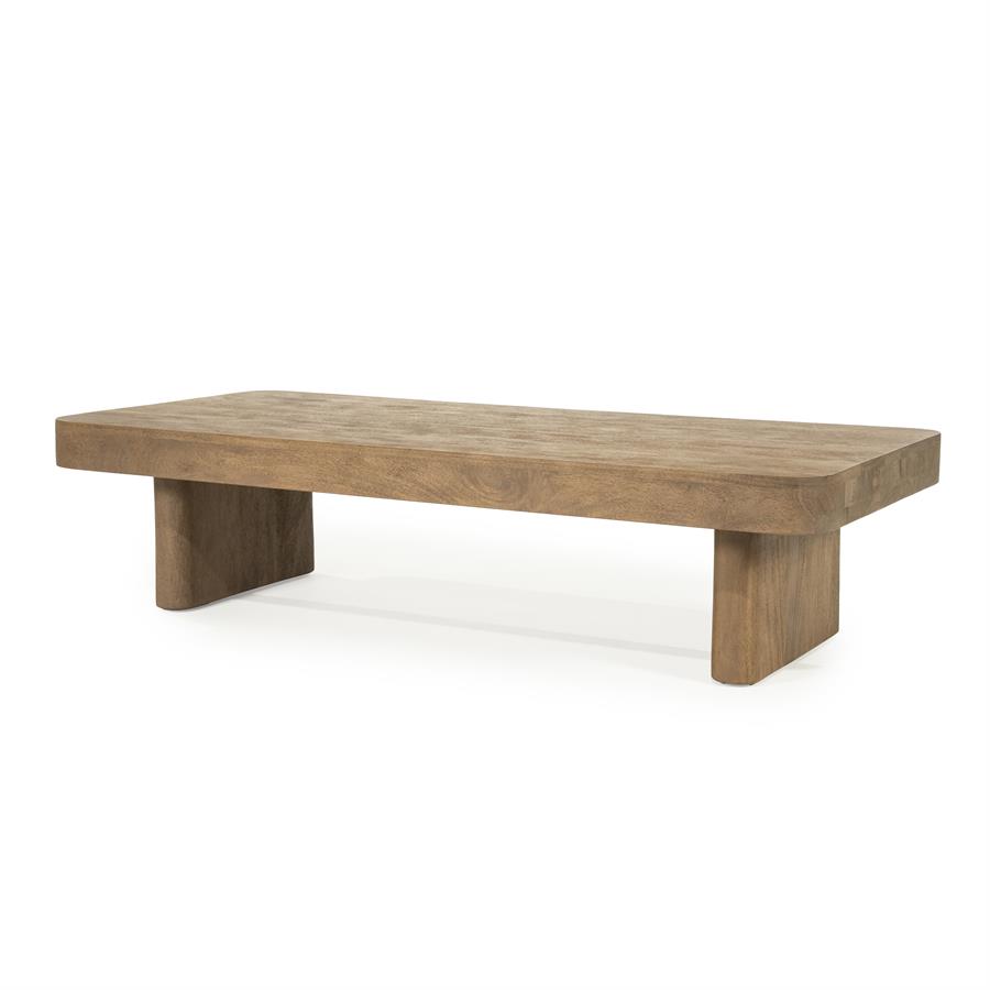 Salontafel Edward - Bruin - 60 x 130 cm - Afbeelding 2