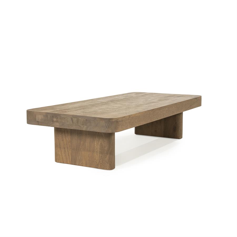 Salontafel Edward - Bruin - 60 x 130 cm - Afbeelding 4