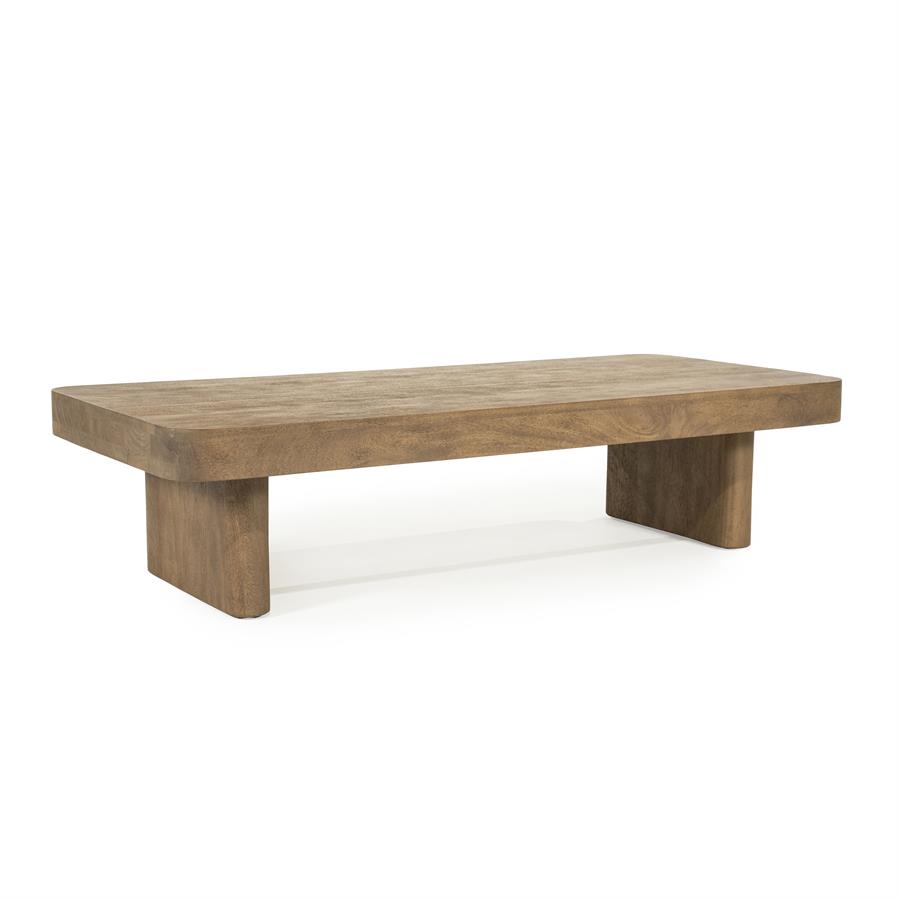 Salontafel Edward - Bruin - 60 x 130 cm - Afbeelding 5