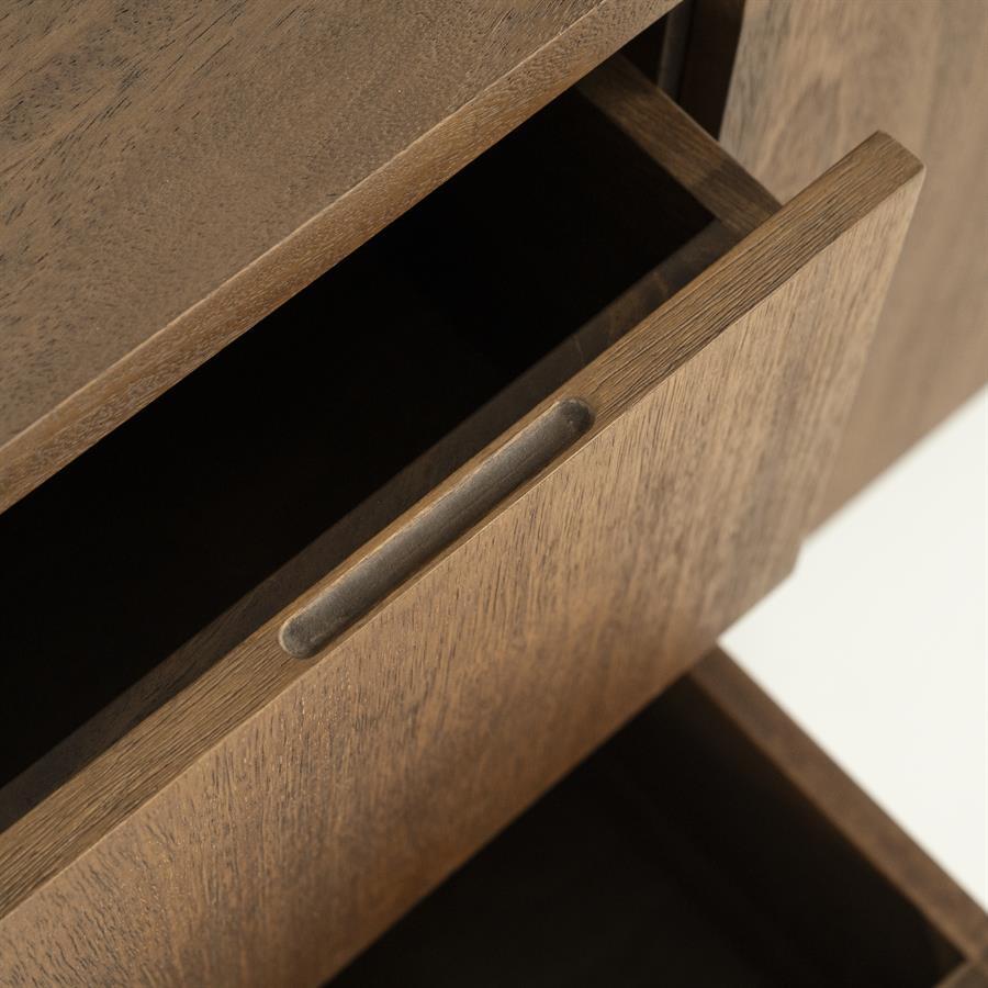 TV-meubel Edward - Bruin - 160 x 61 cm - Afbeelding 12
