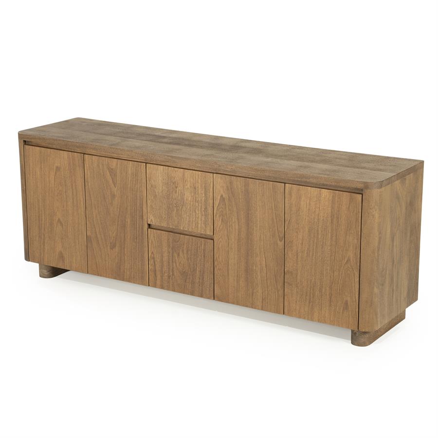 TV-meubel Edward - Bruin - 160 x 61 cm - Afbeelding 14