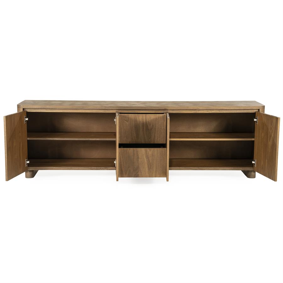 TV-meubel Edward - Bruin - 200 x 61 cm - Afbeelding 6