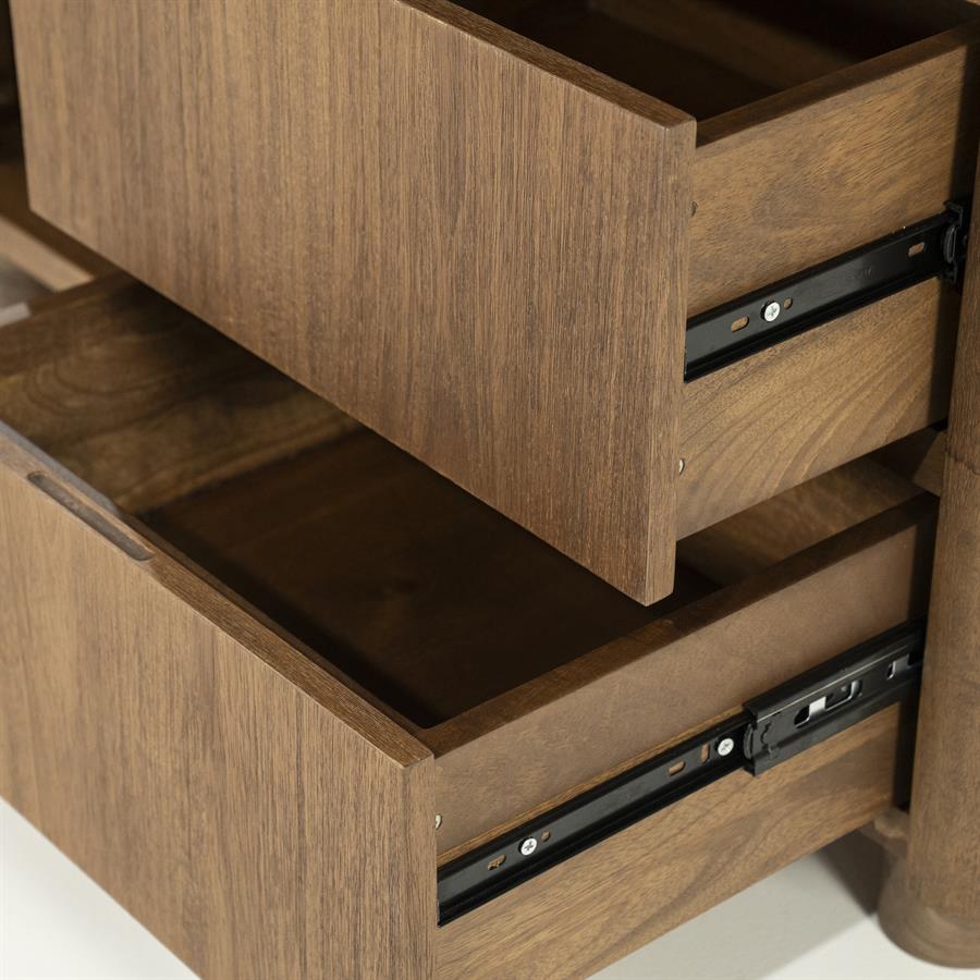 Kabinet Edward - Bruin - 100 x 180 cm - Afbeelding 11