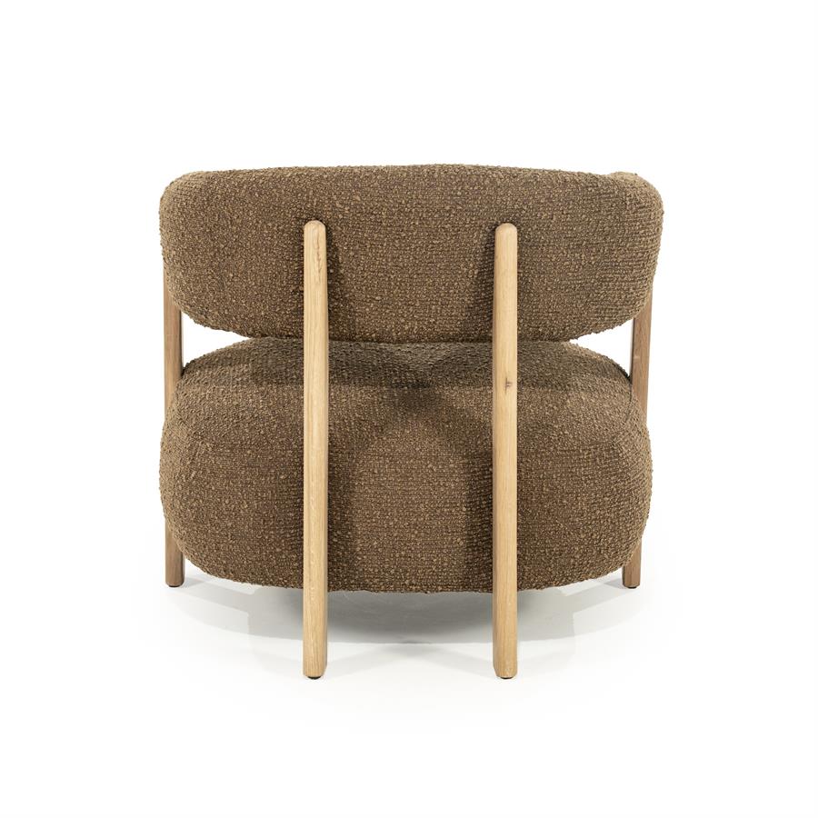 Fauteuil Lola - Bruin - Hush - Afbeelding 6