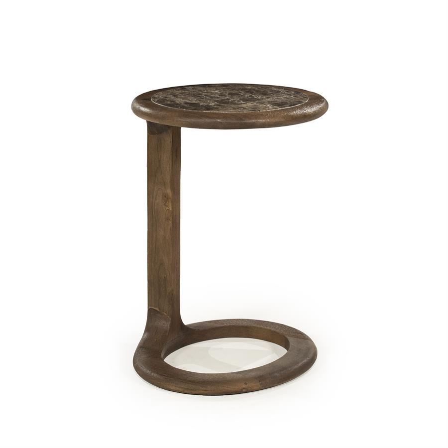 Bijzettafel Vito - Bruin - 37 x 43 cm