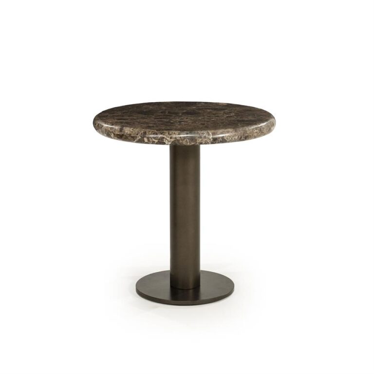 96512 Bijzettafel Luigi - Bruin - Ø 45 cm