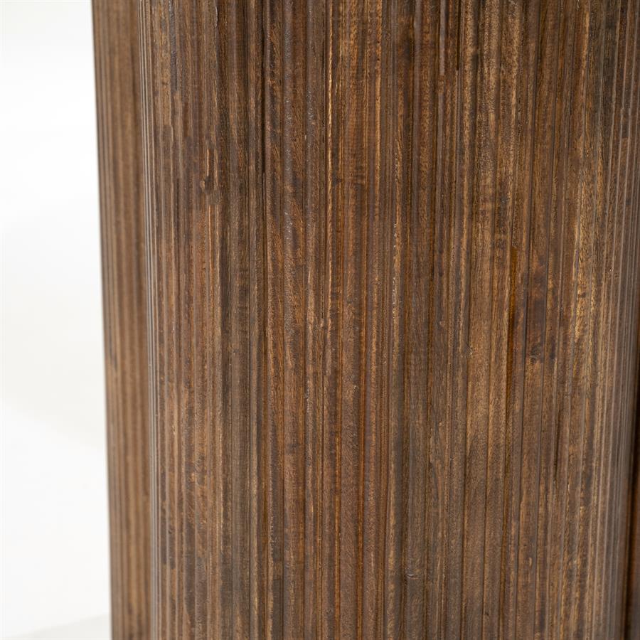 Eettafel Xanni - Bruin - Ø 130 cm - Afbeelding 5