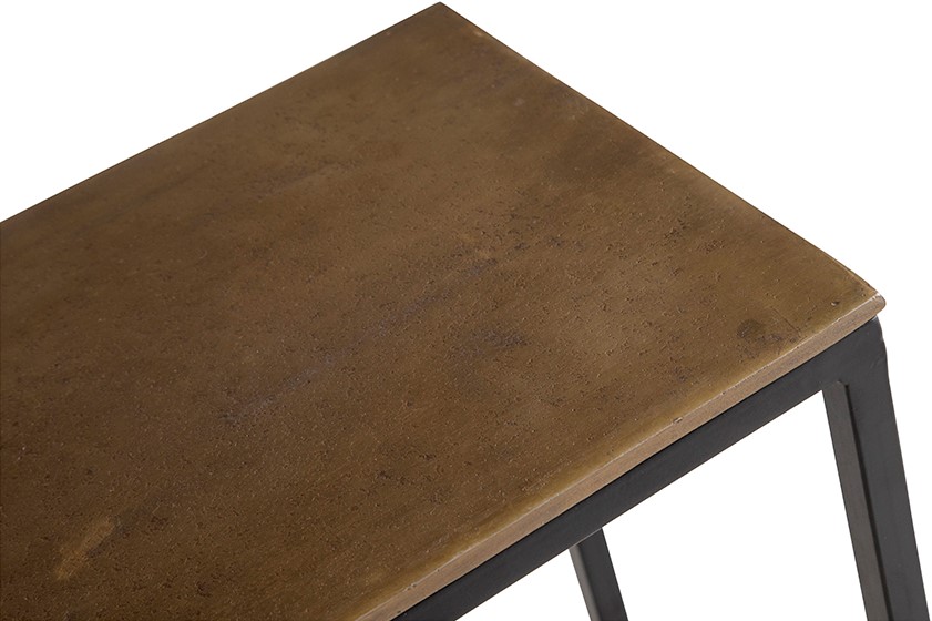 Baku wandtafel set van 2, Brass antique - Afbeelding 3
