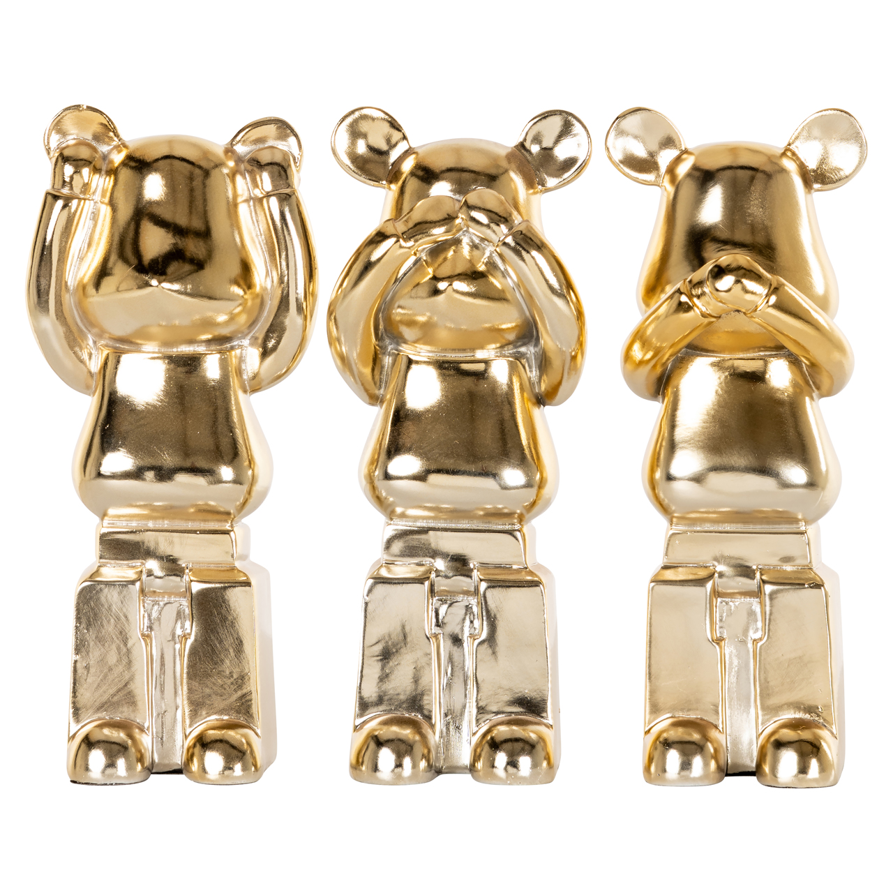 Decoratief object Berna gold (Set of 3) - Afbeelding 2