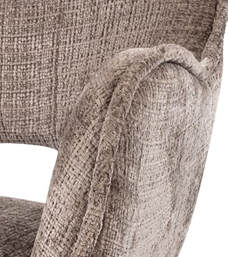 Alicia eetkamerstoel - draaipoot 360ARS - Cremona - Fur 24 (set of 2) - Afbeelding 6
