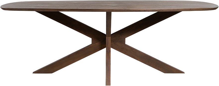 Eetkamertafel 180, Acacia Marron Brown - Afbeelding 2