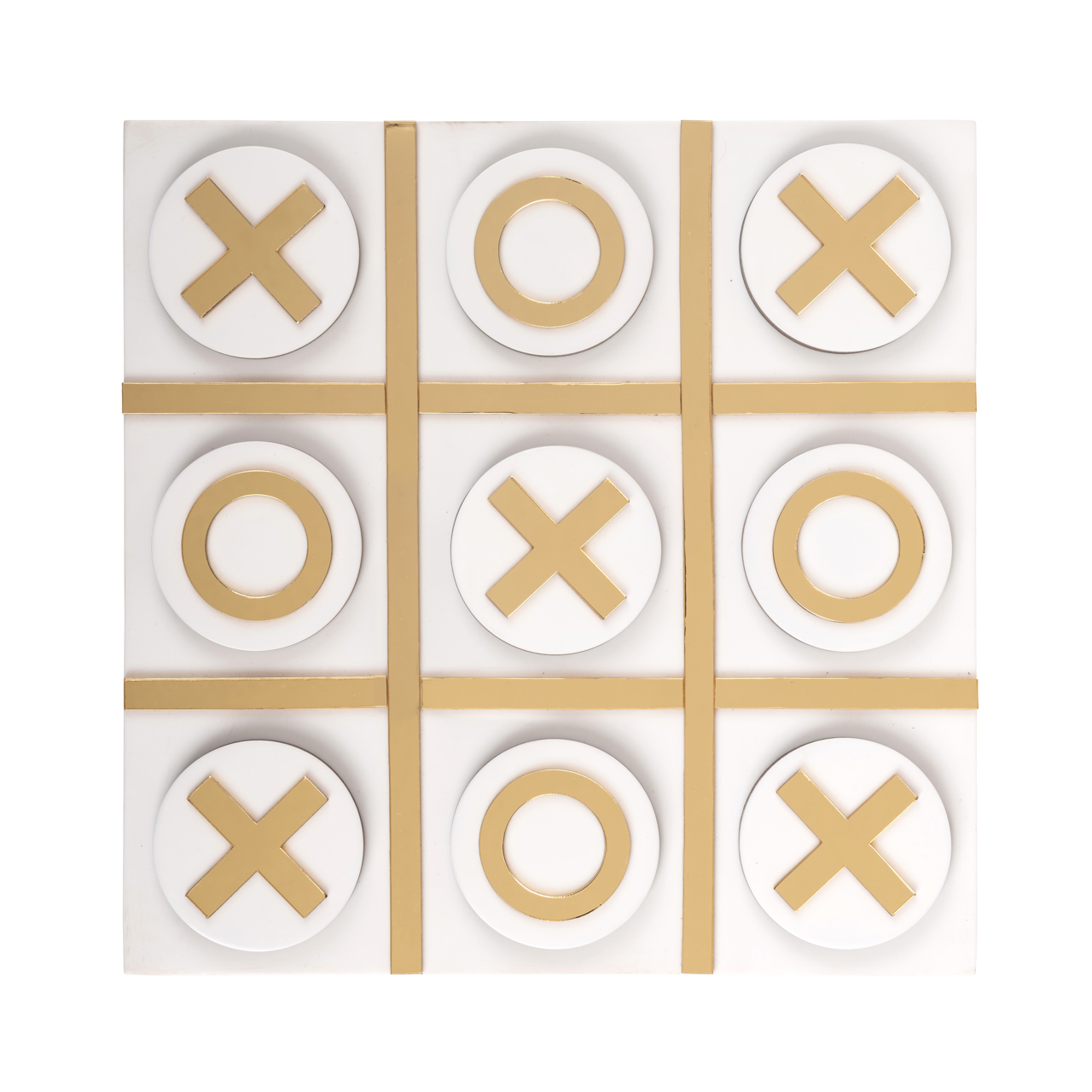 Decoratief spel Maylie white Tic-Tac-Toe - Afbeelding 3