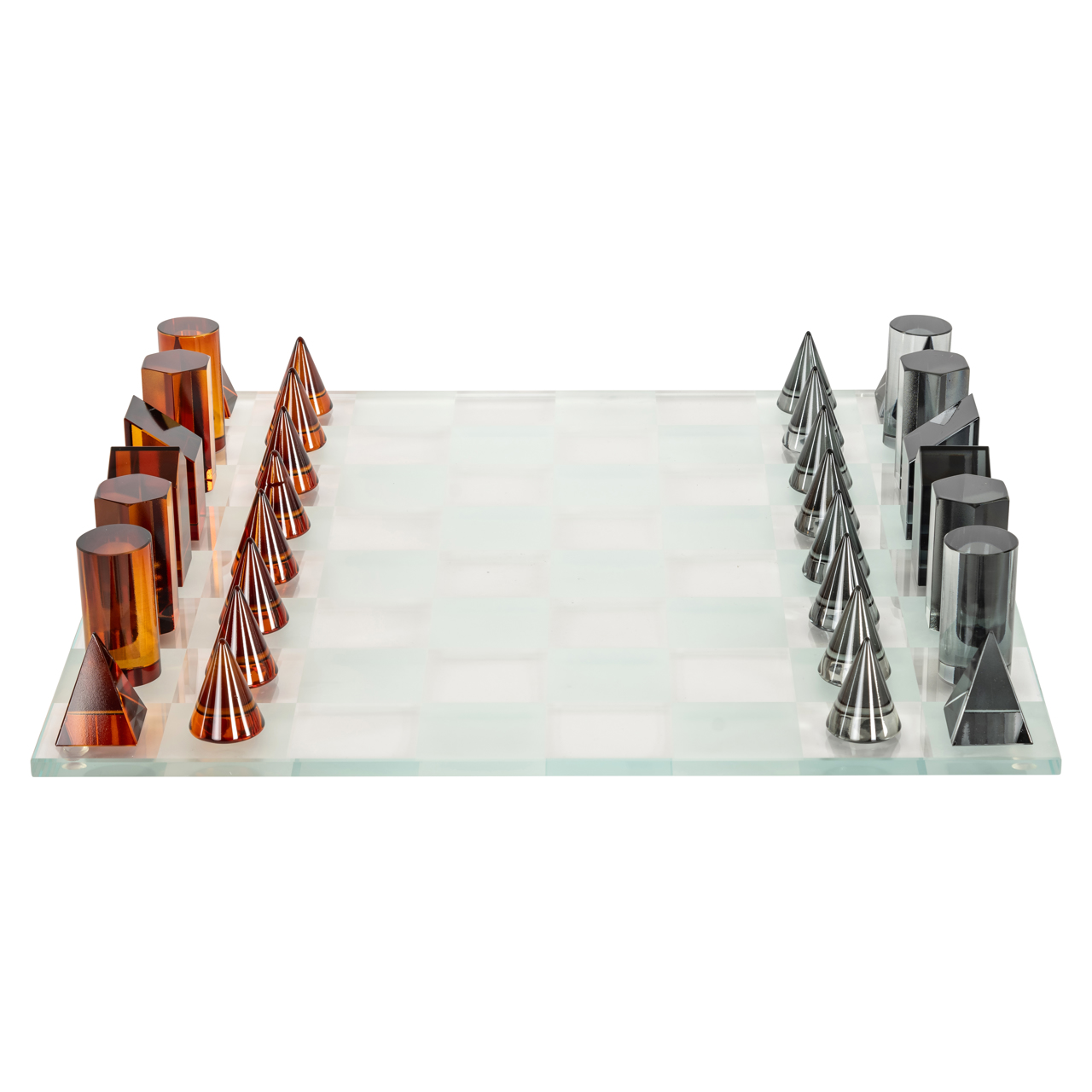 Decoratief spel Zyenna brown chessboard - Afbeelding 3