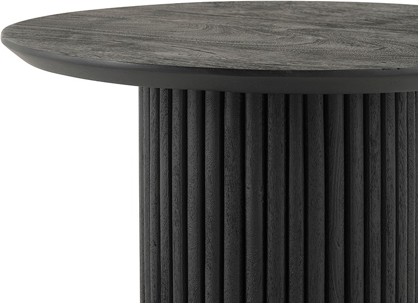 Salontafel Ø90, Acacia Black - Afbeelding 2