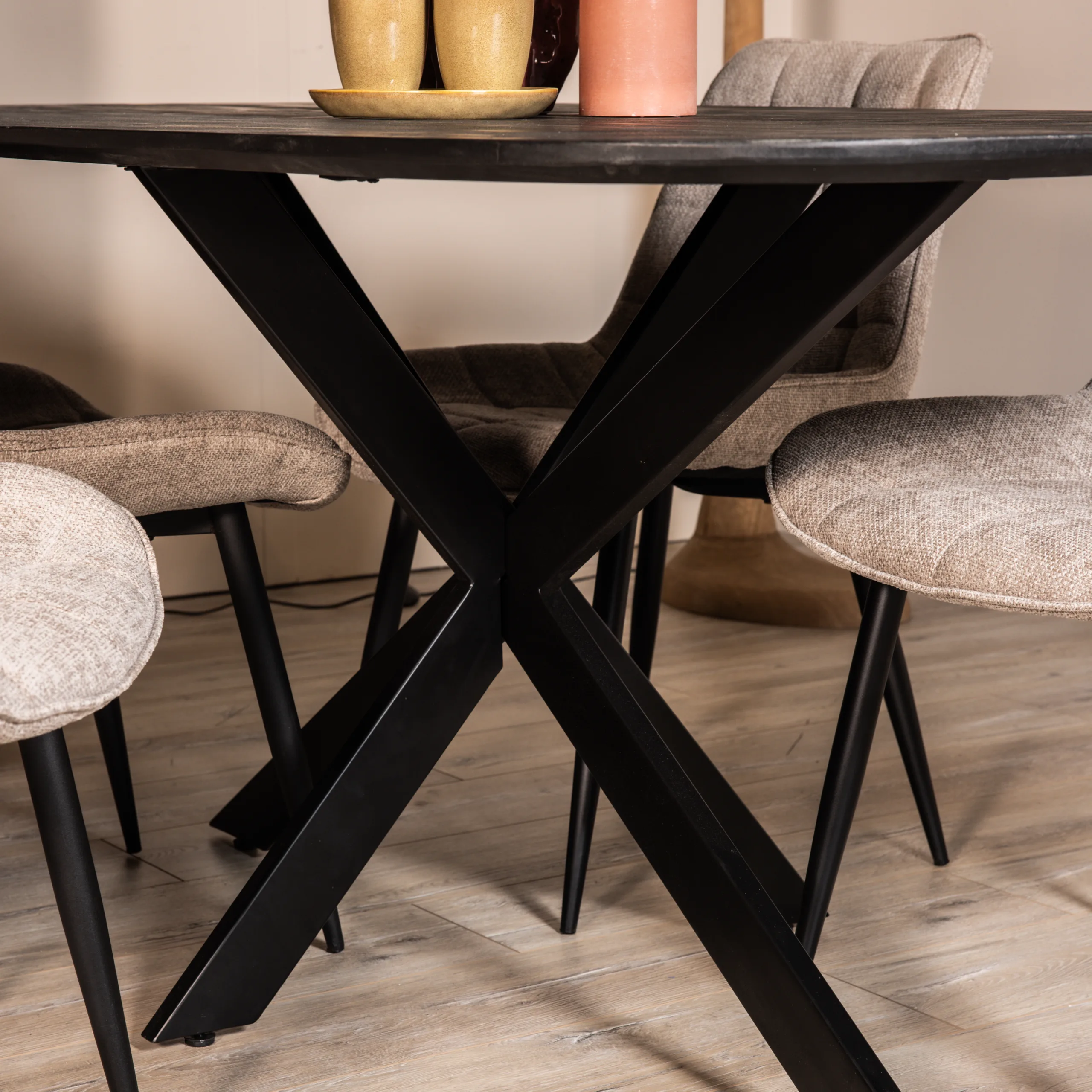 Eetkamertafel Alexander deens ovaal mangohout - Afbeelding 21