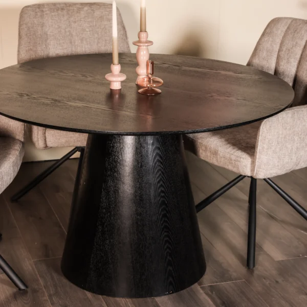 Eetkamertafel Avelo Eetkamertafel Avelo rond eikenfineer