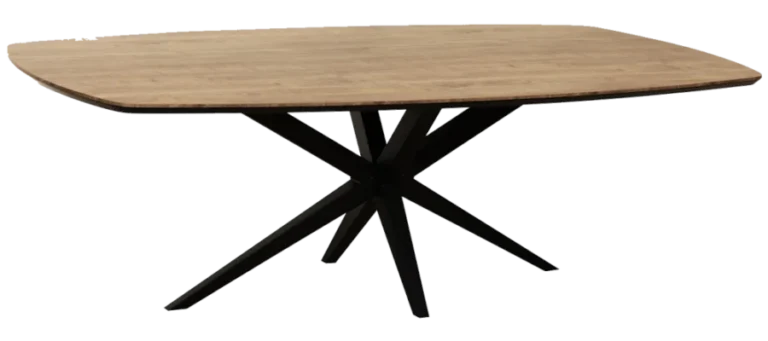 Eettafel Wellington deens ovaal Lamulux