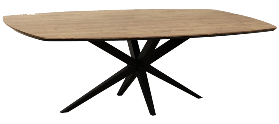 Eettafel Wellington deens ovaal Lamulux