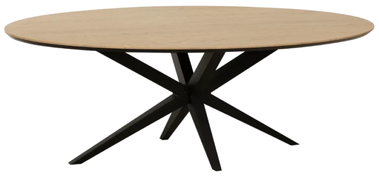 Eettafel Wellington ovaal Lamulux