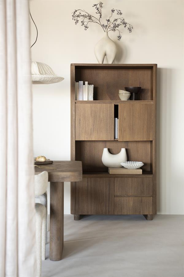 Kabinet Edward - Bruin - 100 x 180 cm - Afbeelding 14