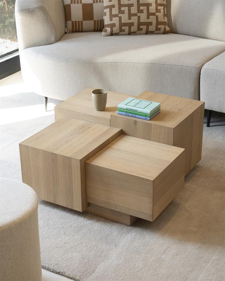 Salontafel Quinten Vierkant - 80 cm - Afbeelding 10