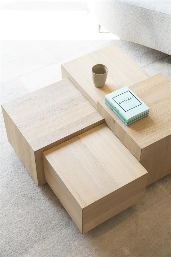 Salontafel Quinten Vierkant - 80 cm - Afbeelding 12