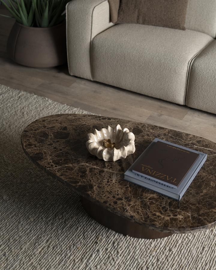 Salontafel Bradley - Bruin - 75 x 120 cm - Afbeelding 9