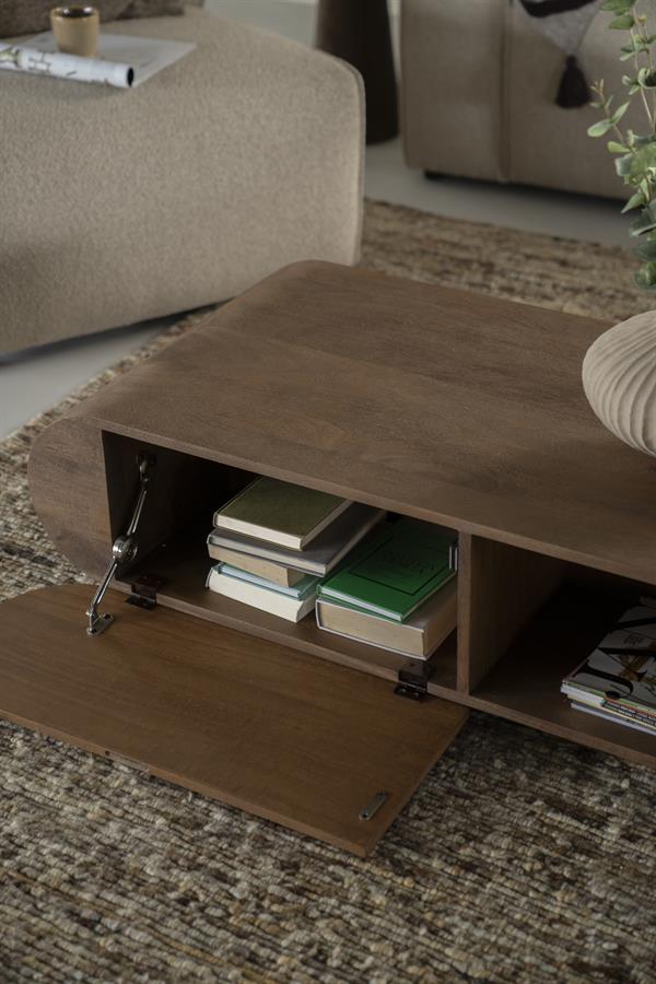Salontafel King - Bruin - 60 x 130 cm - Afbeelding 16