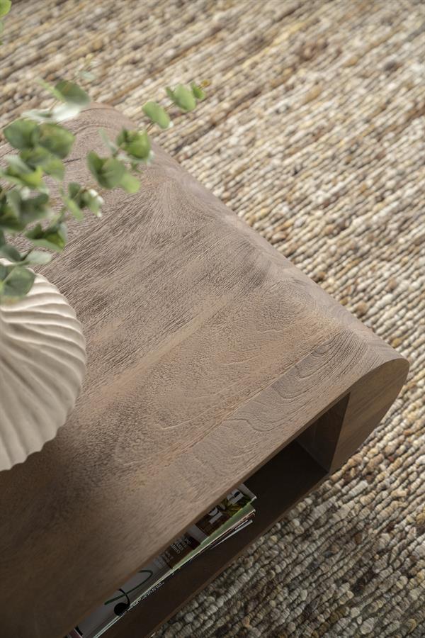 Salontafel King - Bruin - 60 x 130 cm - Afbeelding 18