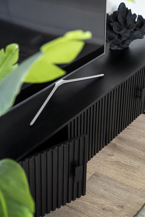 TV-meubel Remi - Zwart - 170 x 56 cm - Afbeelding 9