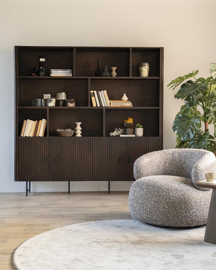 Wandkast Remi - Zwart - 200 x 200 cm - Afbeelding 9