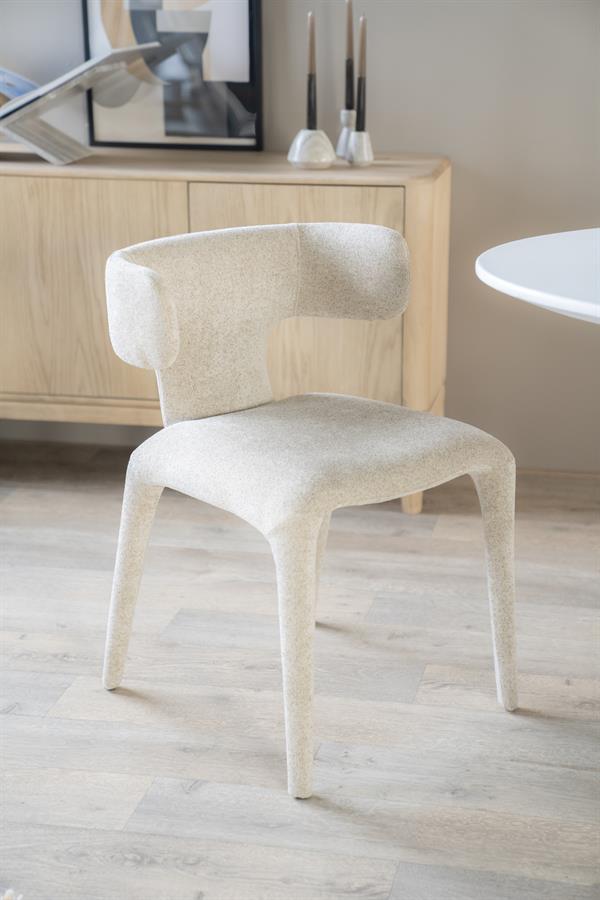 Eetkamerstoel Dave - Taupe - Porto - Afbeelding 21