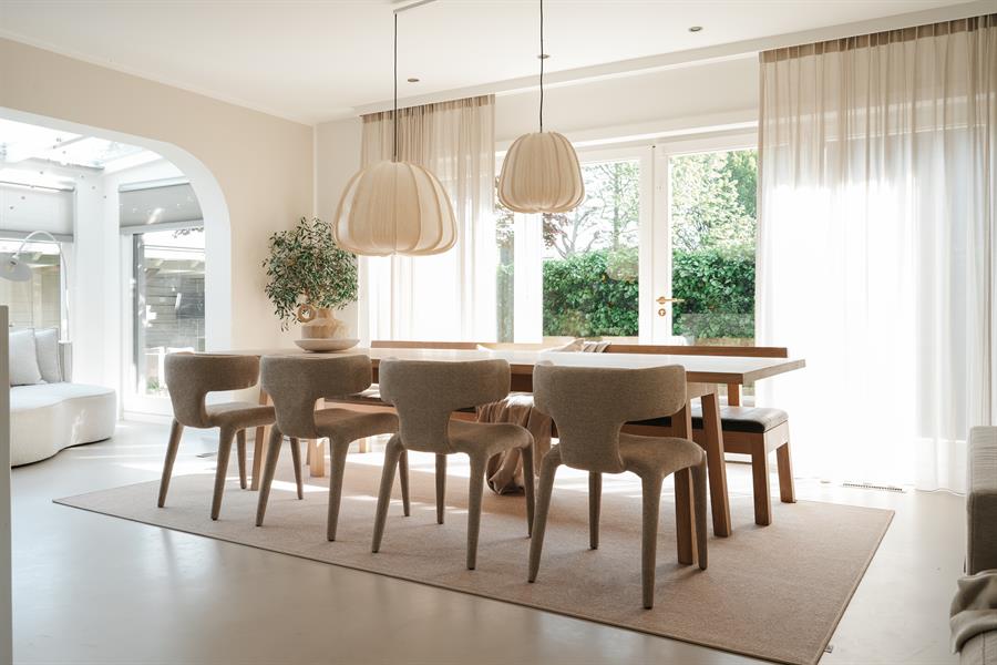 Eetkamerstoel Dave - Taupe - Porto - Afbeelding 23