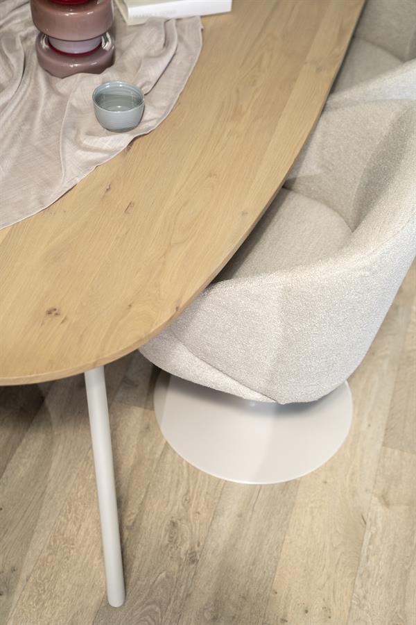 Eettafel Dion - Naturel - 110 x 260 cm - Afbeelding 10