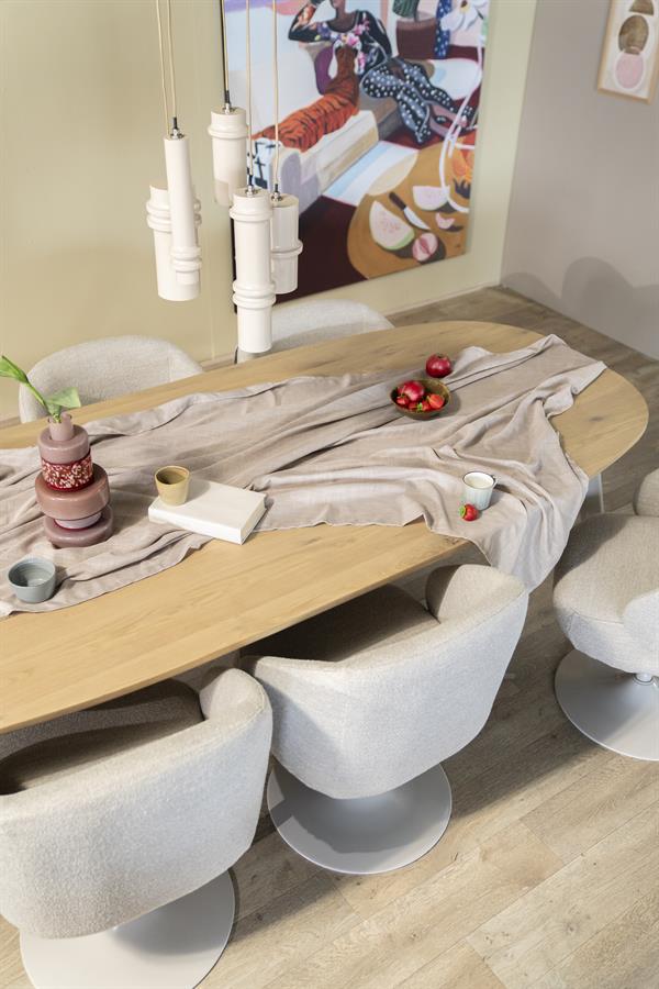 Eettafel Dion - Naturel - 110 x 260 cm - Afbeelding 11