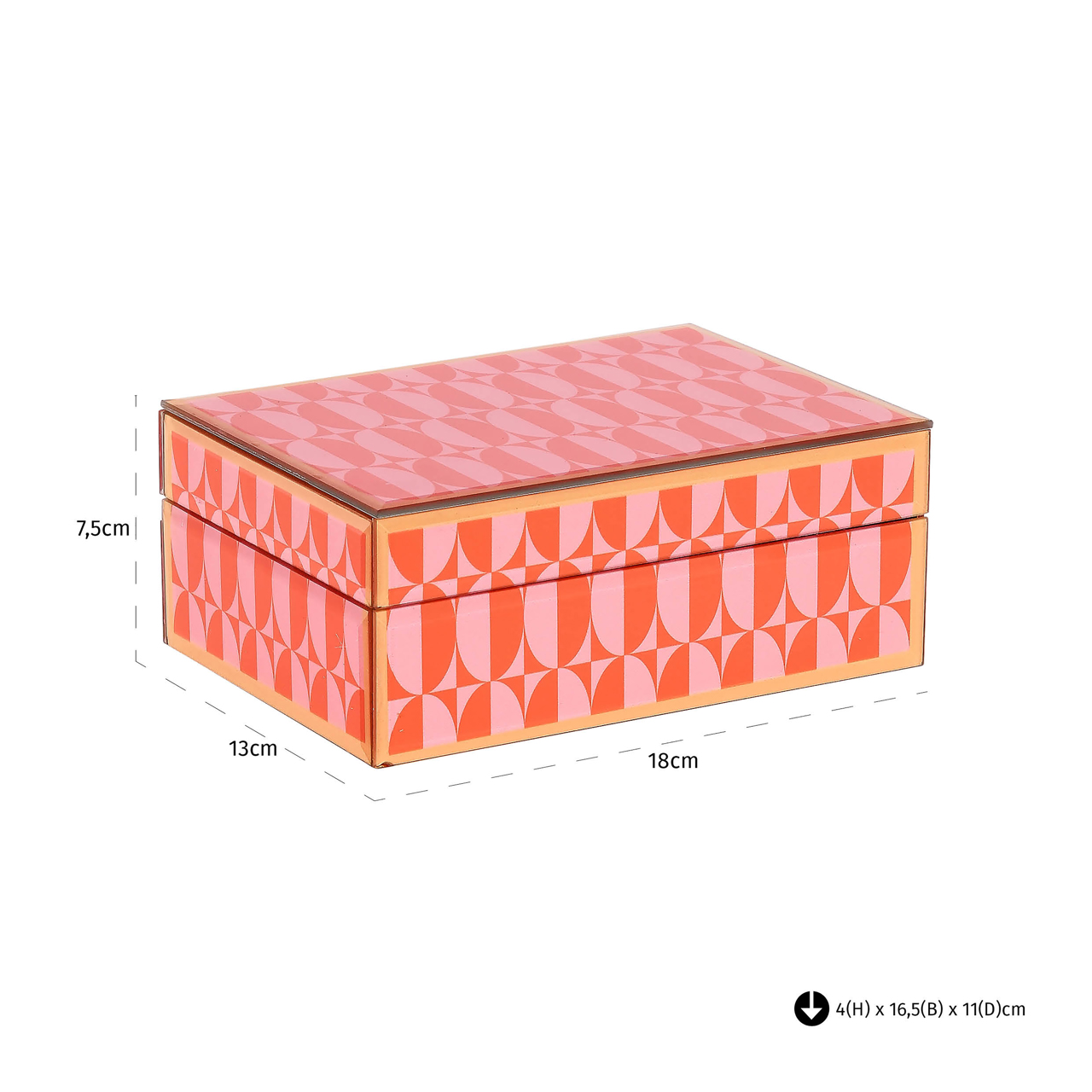 Opbergdoos Abba pink small - Afbeelding 5