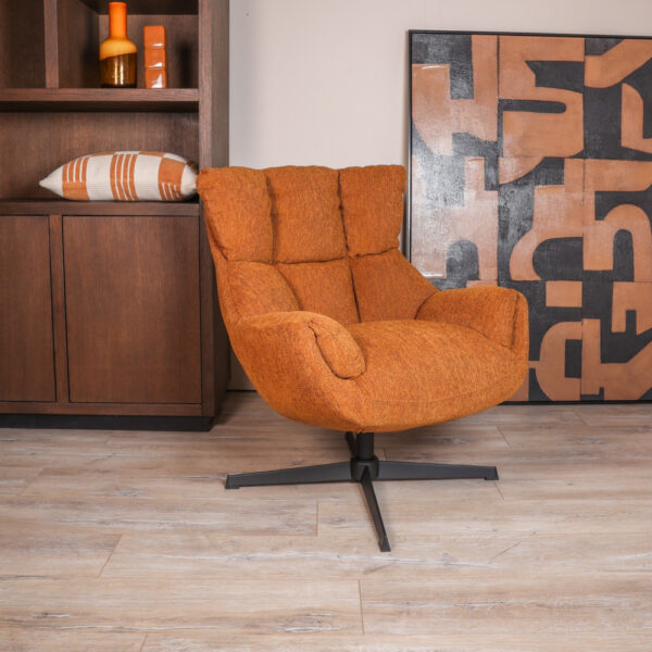 Fauteuil Gio geweven stof