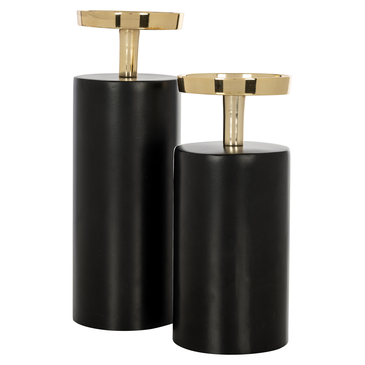 Kandelaar Caya black/gold small - Afbeelding 2