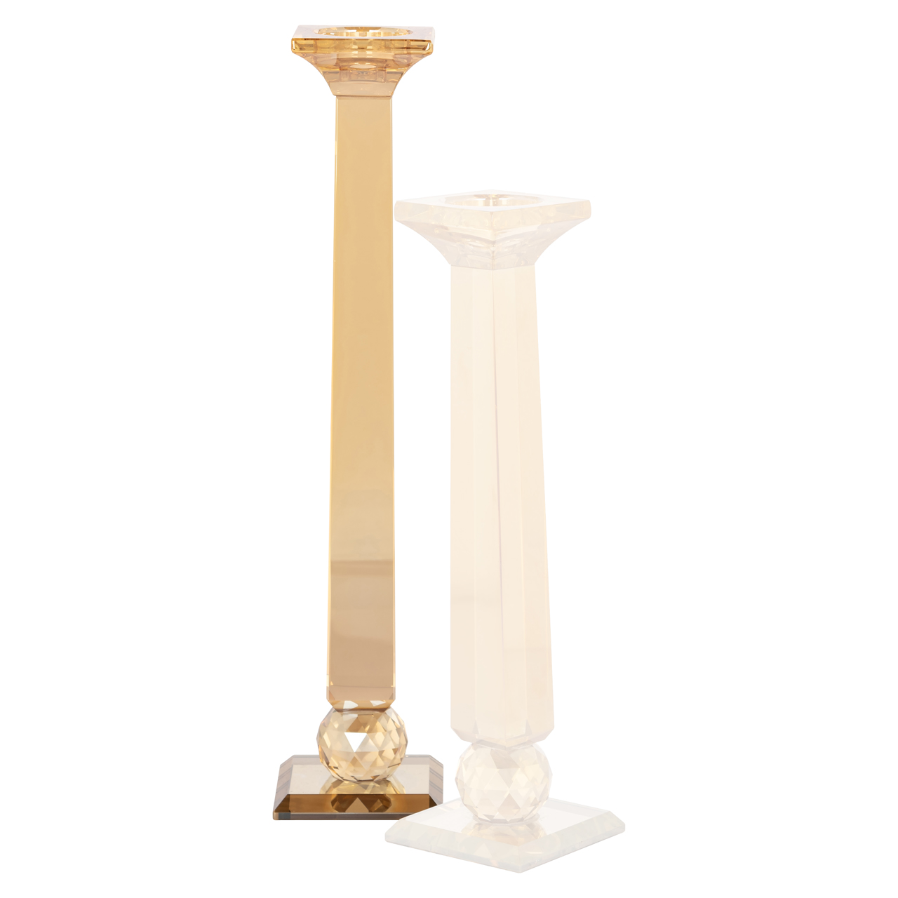Kandelaar Milou amber large - Afbeelding 4