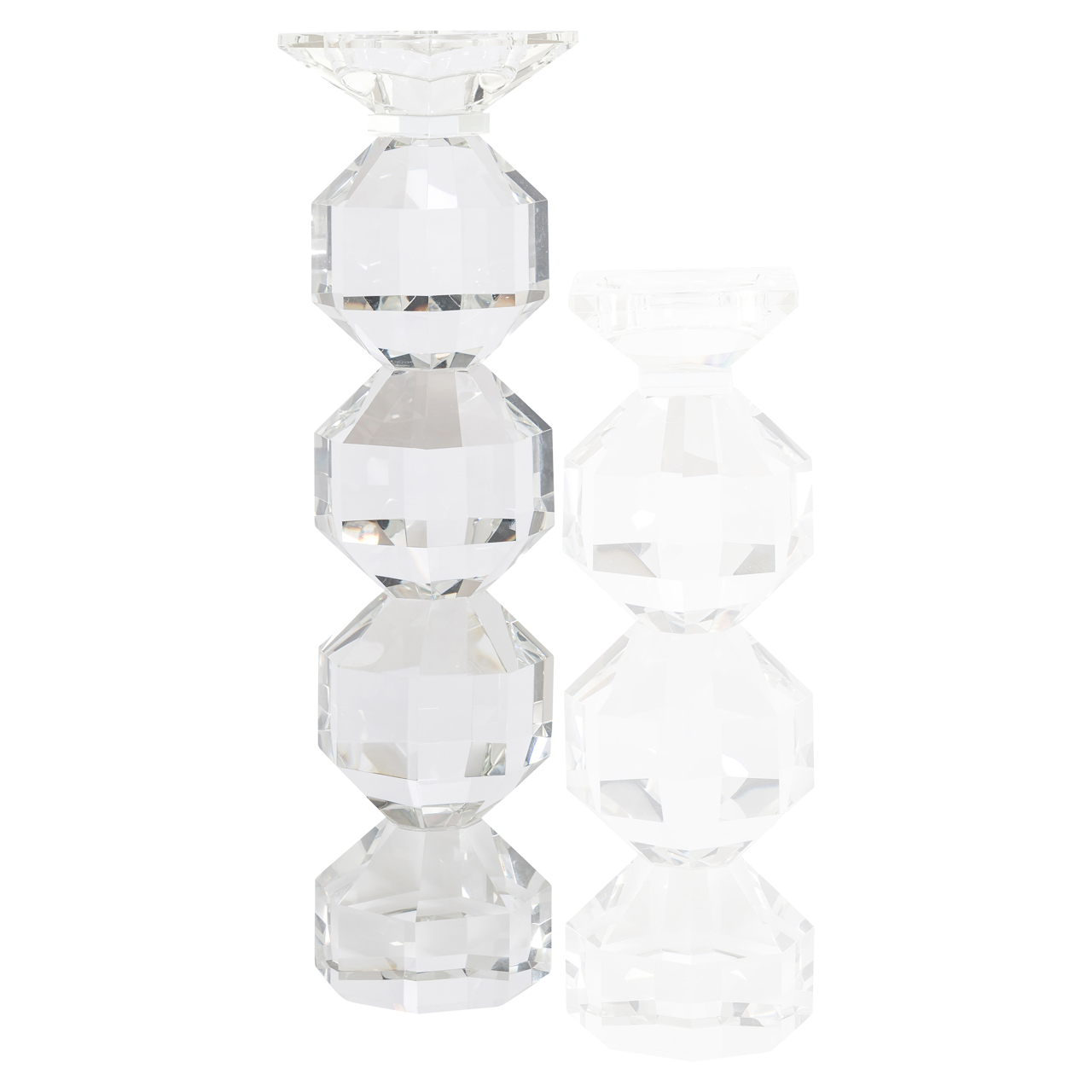 Kandelaar Safia clear transparent large - Afbeelding 4