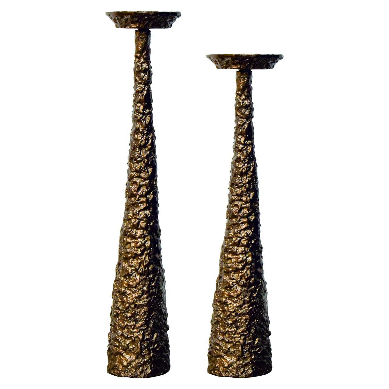Kandelaar Moan brushed gold small - Afbeelding 2
