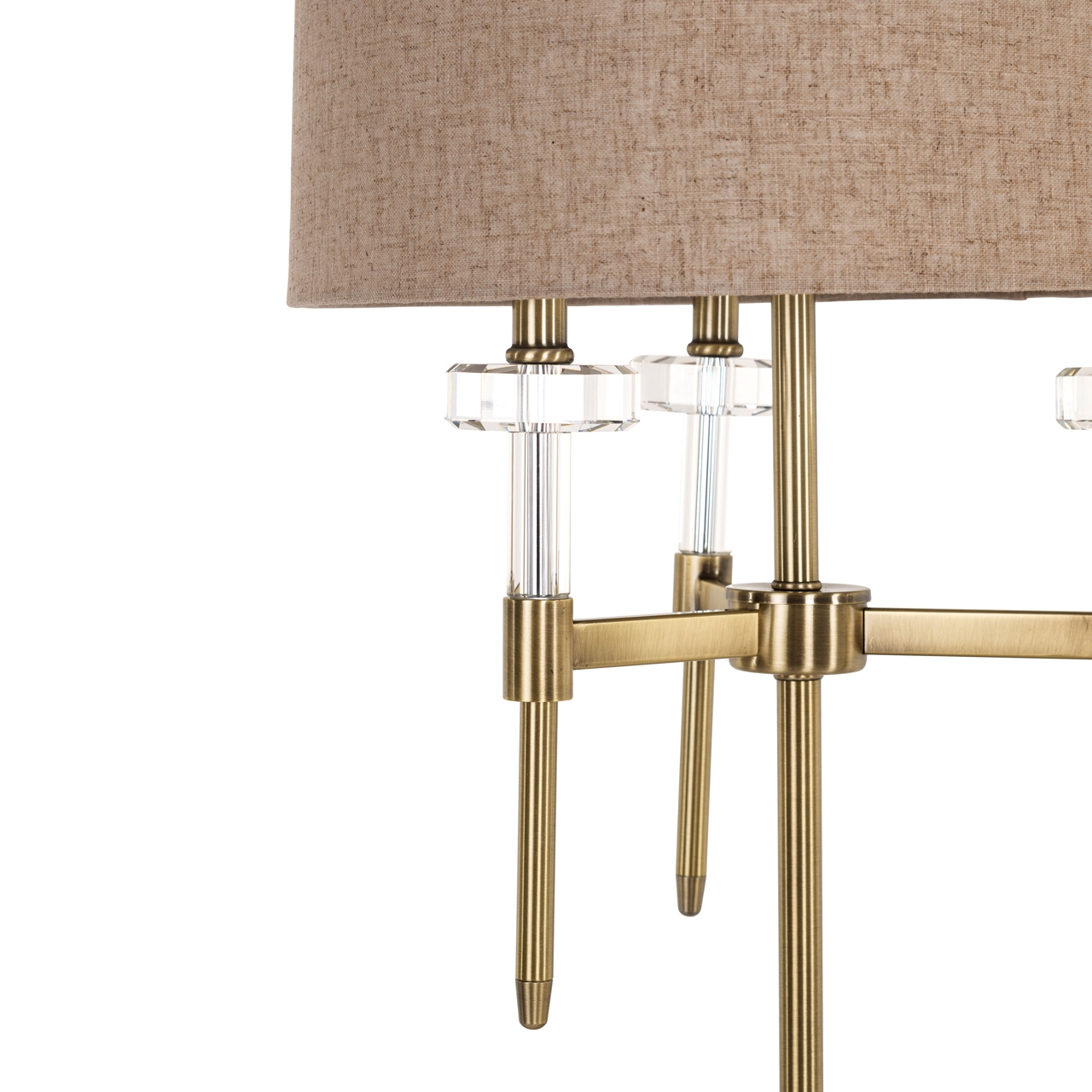 Tafellamp Josie brushed gold - Afbeelding 3