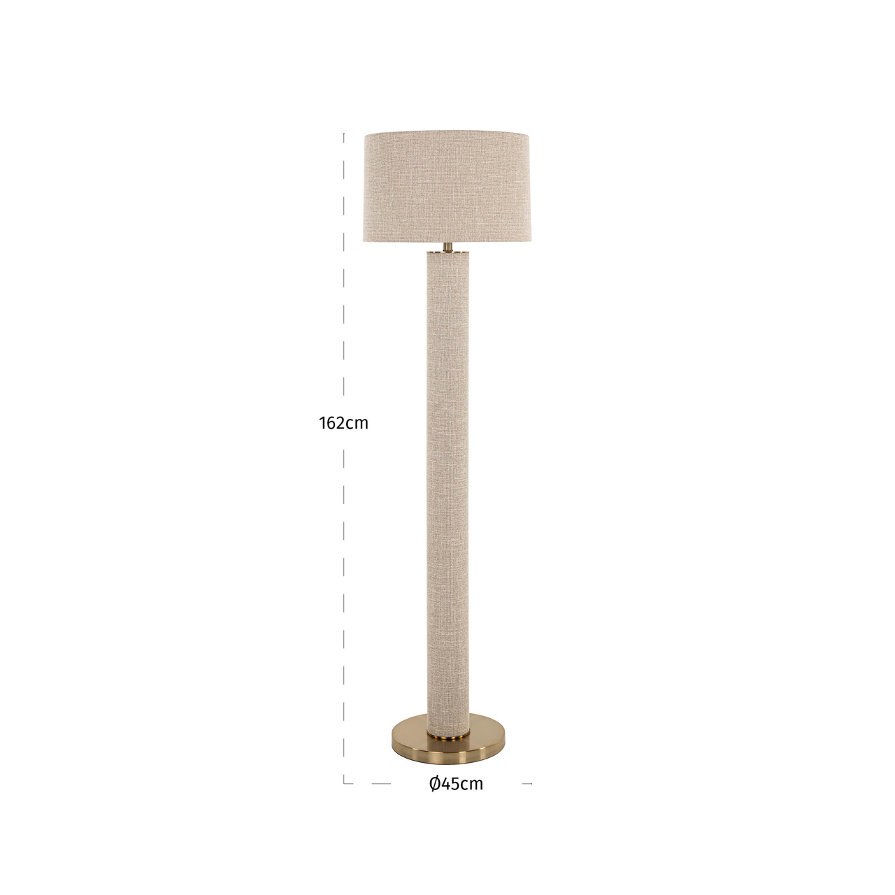 Vloerlamp Joline beige - Afbeelding 3