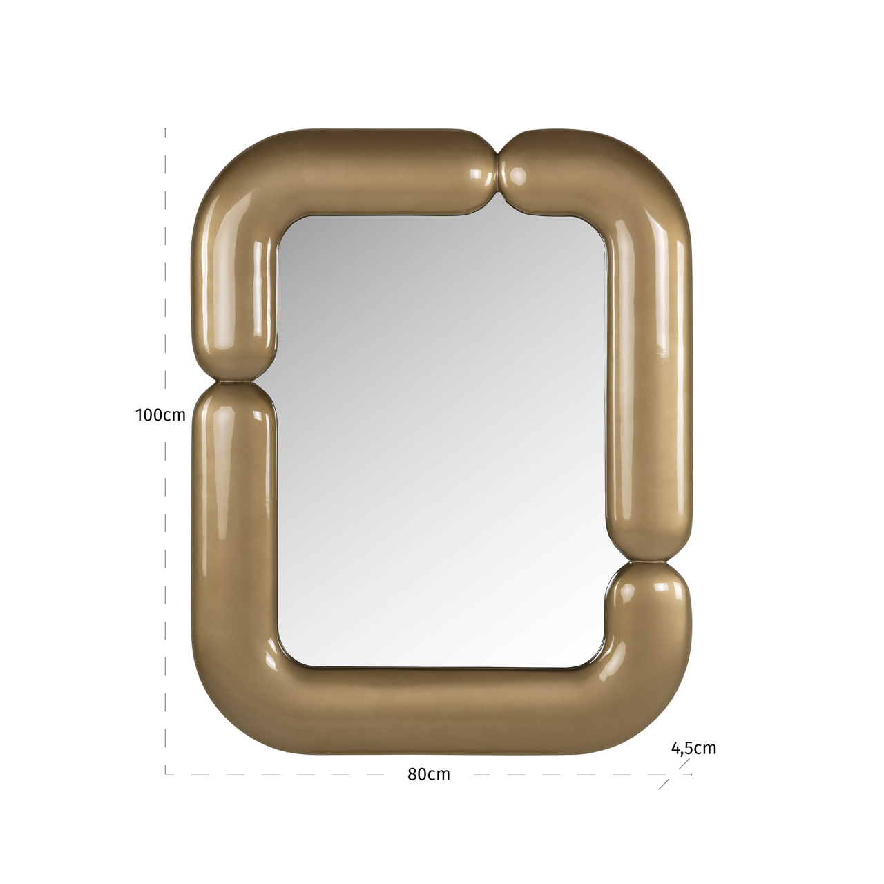 Spiegel Aubry gold - Afbeelding 5
