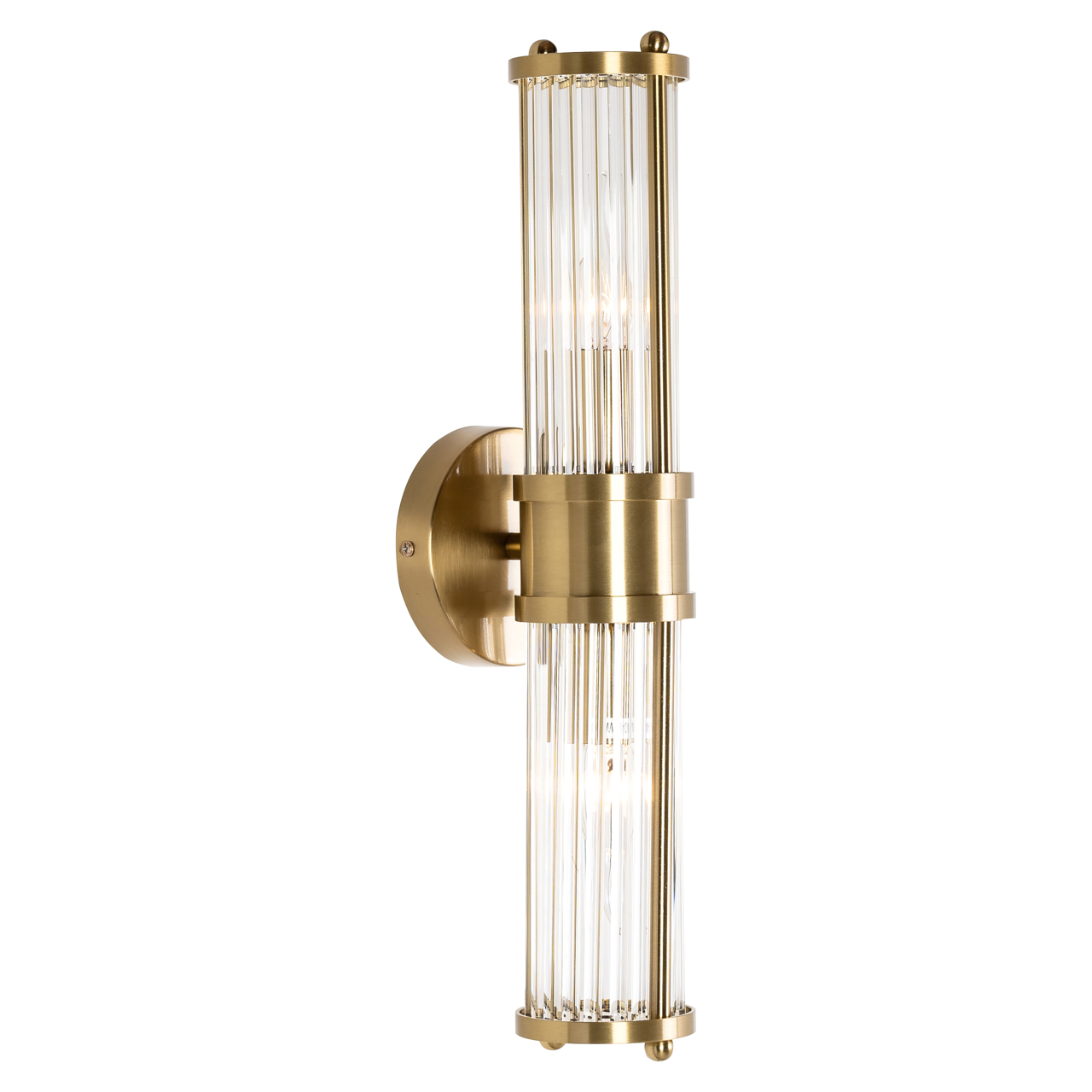 Wandlamp Lyan brushed gold - Afbeelding 2