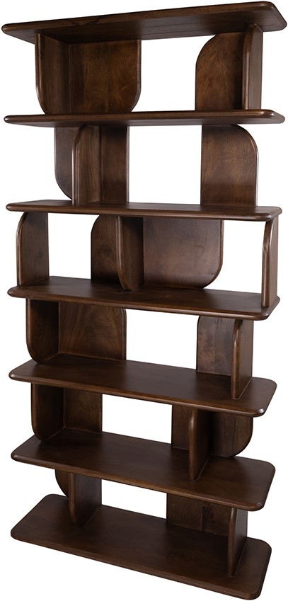 Oregano boekenkast 90, Mango Brown Walnut