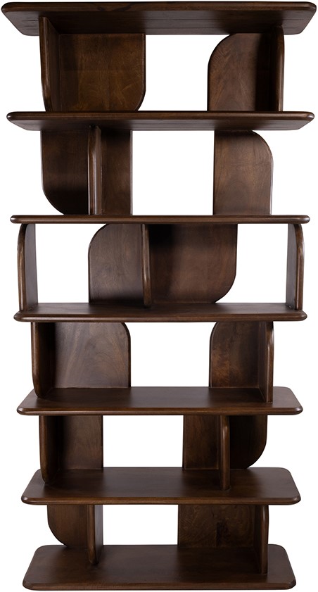 Oregano boekenkast 90, Mango Brown Walnut - Afbeelding 2